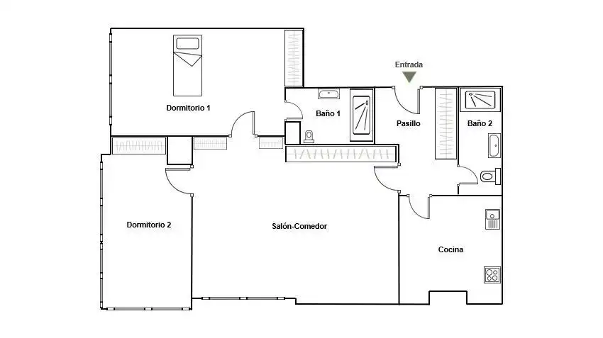 Apartament de lloguer en Madrid amb Aire condicionat, Calefacció i Parquet
