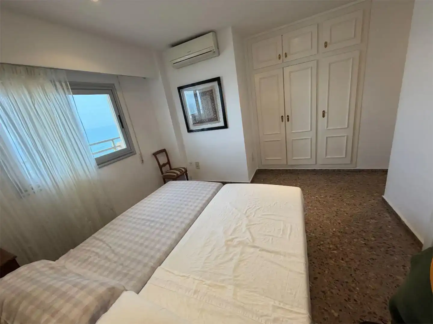 Dormitori de Apartament en venda en El Puig de Santa Maria amb Aire condicionat, Piscina i Balcó