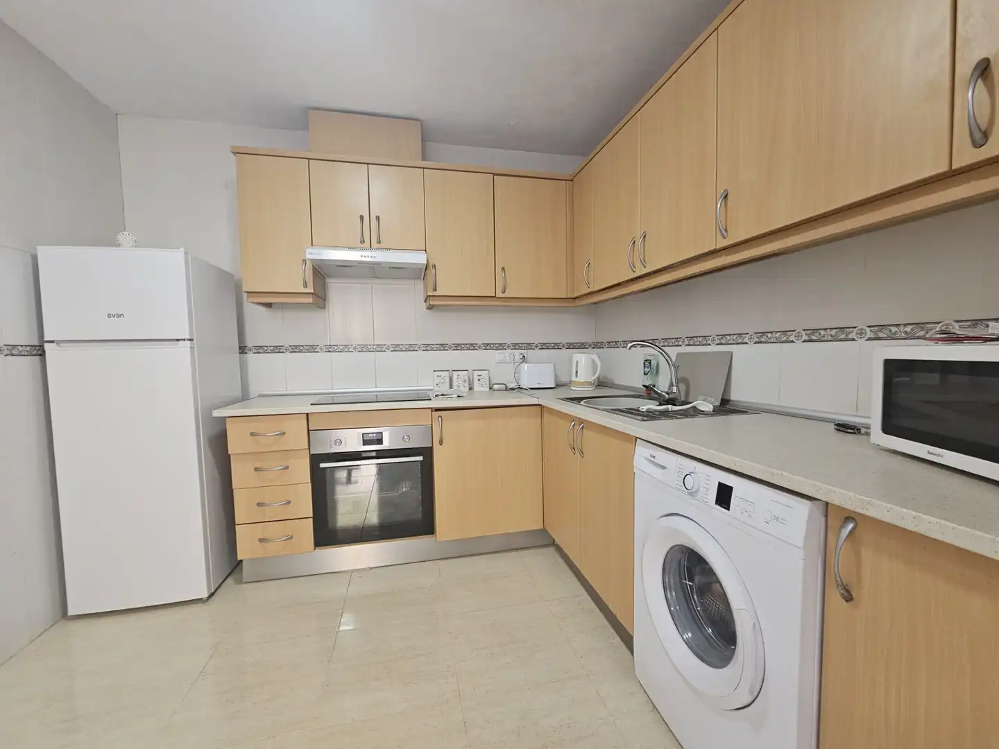 Cocina de Apartamento en venta en Mazarrón con Aire acondicionado, Terraza y Amueblado