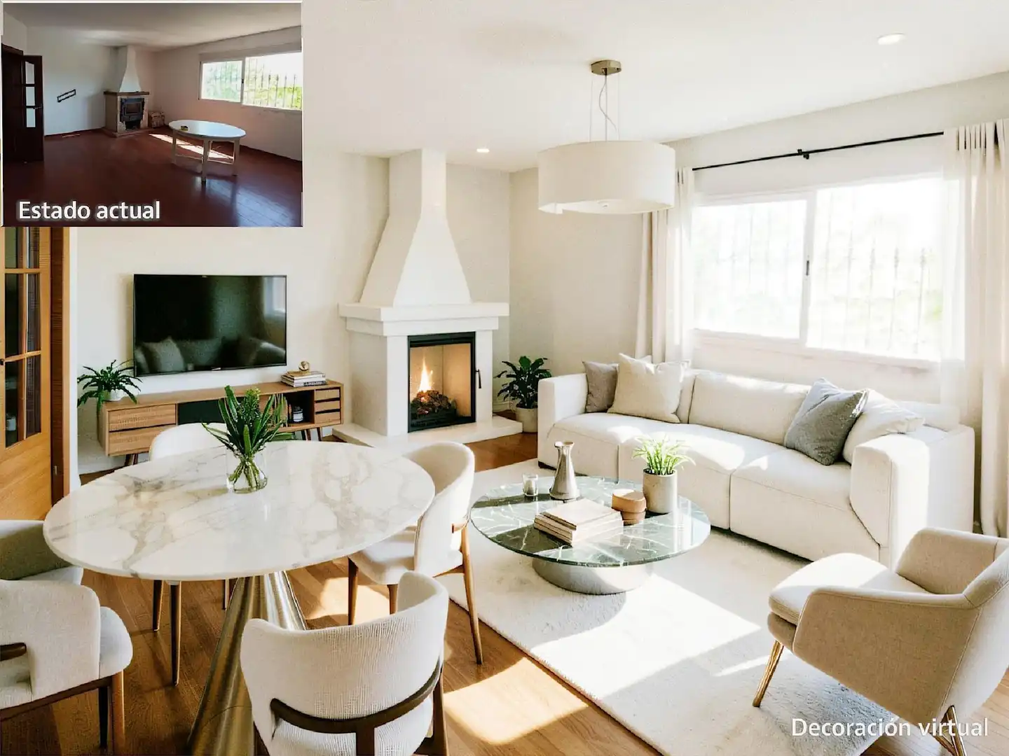 Sala de estar de Casa o chalet en venta en Benamocarra con Jardín privado, Terraza y Trastero