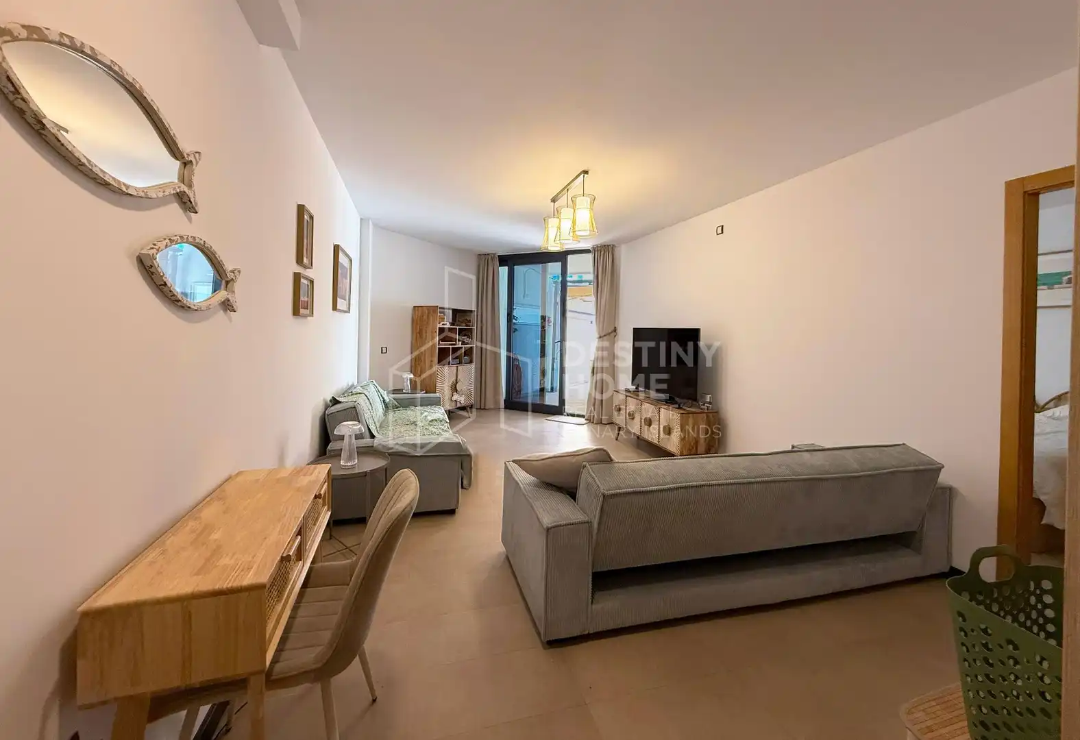 Sala d'estar de Dúplex de lloguer en La Oliva amb Terrassa, Moblat i Es permeten mascotes