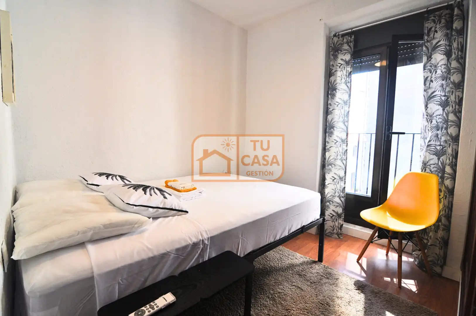 Bedroom of Flat for rent in Cáceres  with Air Conditioner, Heating and Parquet flooring