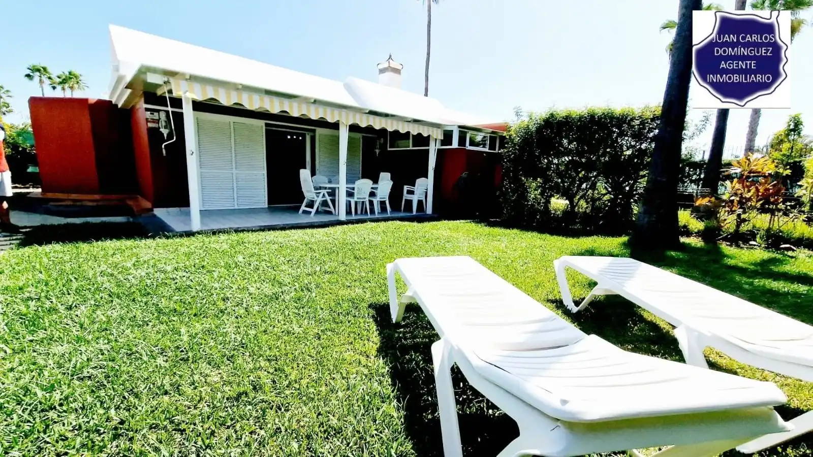 Jardí de Casa o xalet de lloguer en San Bartolomé de Tirajana amb Aire condicionat, Jardí privat i Terrassa