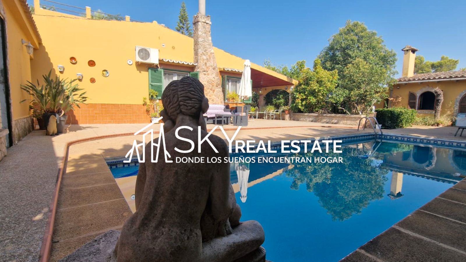 Vista exterior de Finca rústica en venda en Consell amb Aire condicionat, Jardí privat i Terrassa