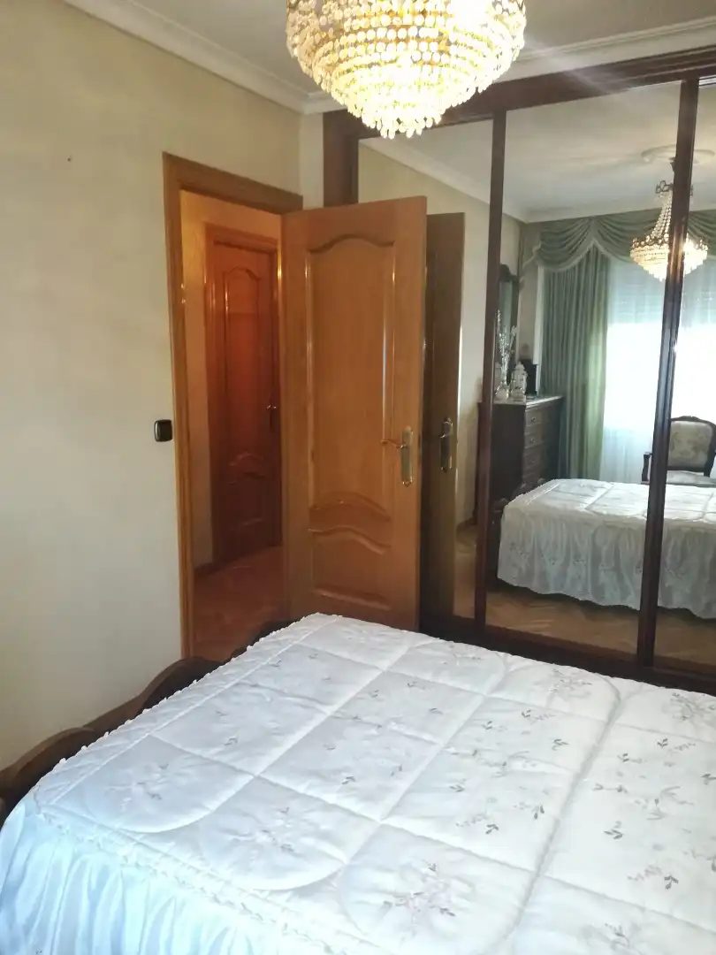 Bedroom of Flat for sale in Móstoles  with Heating, Parquet flooring and Terrace
