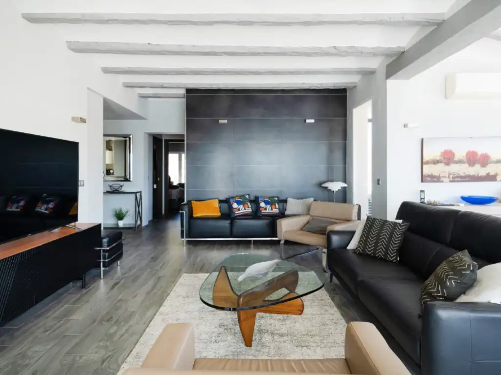 Sala d'estar de Casa o xalet en venda en Jávea / Xàbia amb Aire condicionat, Jardí privat i Terrassa