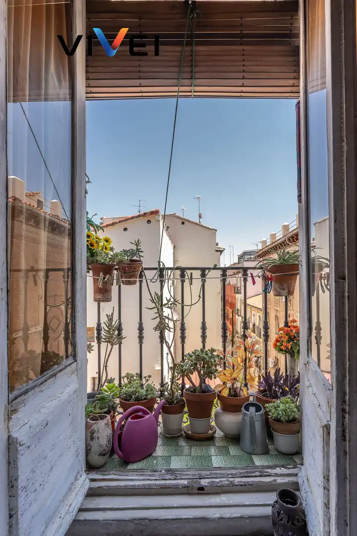 Terraza de Piso en venta en Madrid con Balcón
