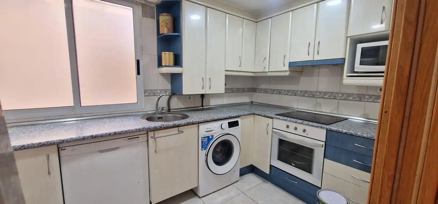 Kitchen of Flat for sale in Zaragoza  with Air Conditioner, Heating and Furnished