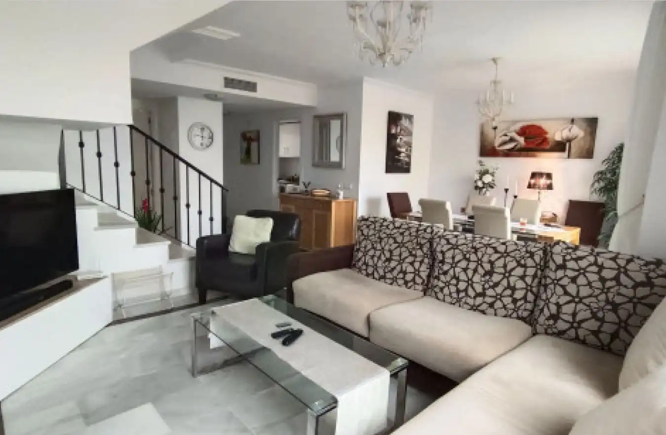 Living room of Duplexes for rent in Casares  with Air Conditioner, Heating and Terrace