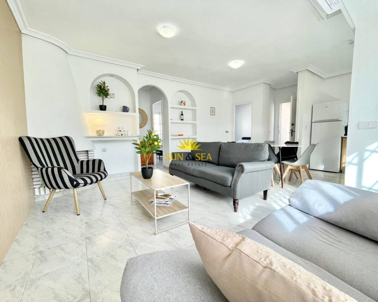 Living room of House or chalet to rent in Torrevieja  with Air Conditioner, Heating and Terrace