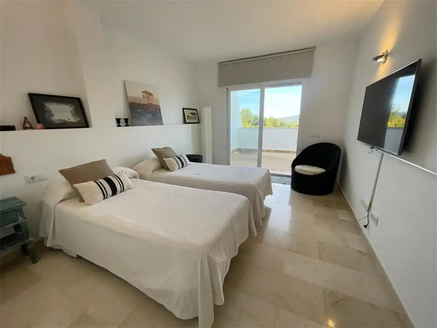 Habitación de Dúplex en venta en Santa Eulària des Riu con Aire acondicionado, Piscina y Amueblado