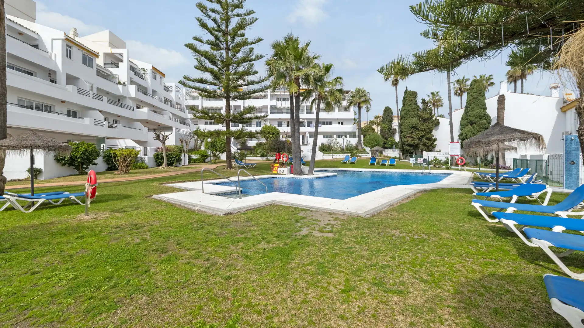Garten von Wohnungen zum Verkauf in Mijas mit Terrasse, Schwimmbad und Möbliert