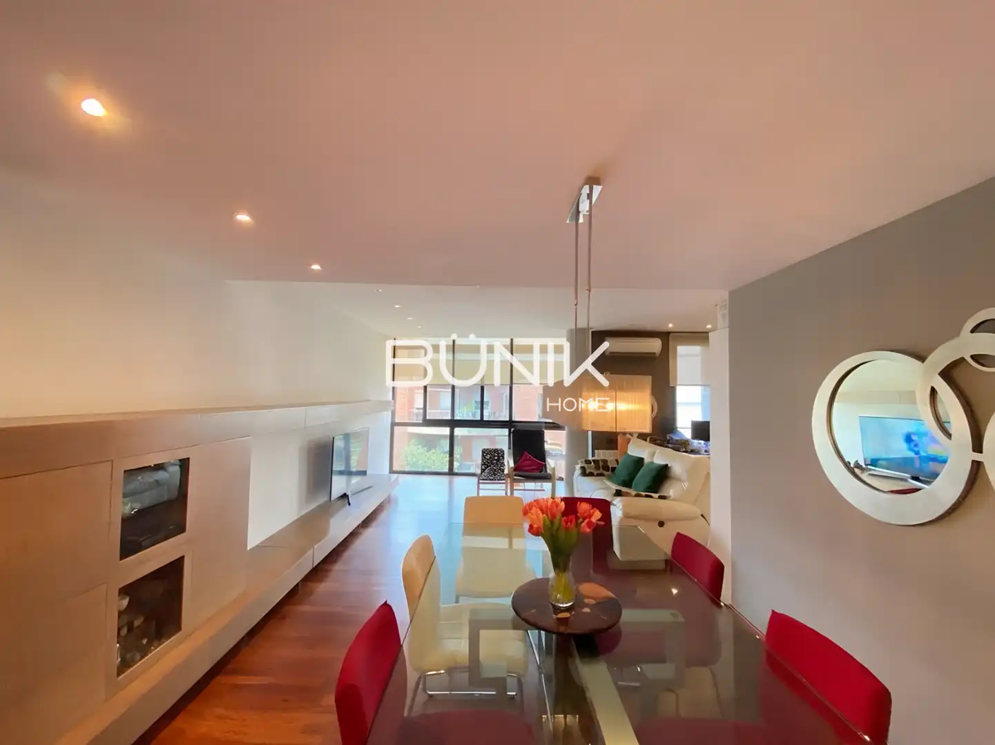 Sala de estar de Piso de alquiler en Barcelona con Parquet, Terraza y Trastero