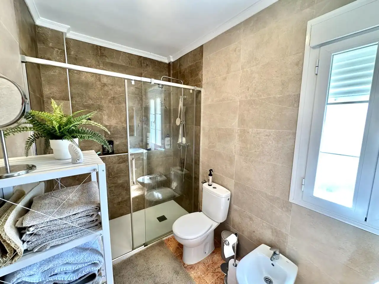 Baño de Casa o chalet en venta en Fuente de Piedra con Aire acondicionado, Jardín privado y Terraza