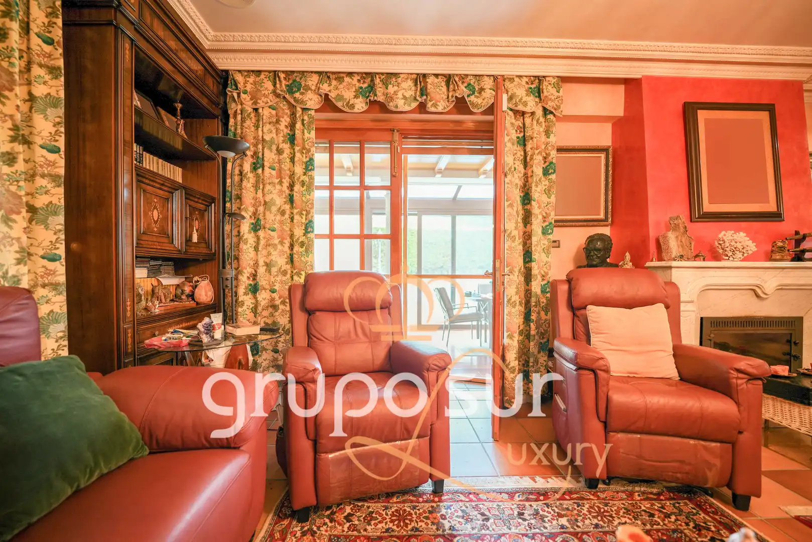 Sala de estar de Casa o chalet en venta en Traspinedo con Calefacción, Jardín privado y Terraza