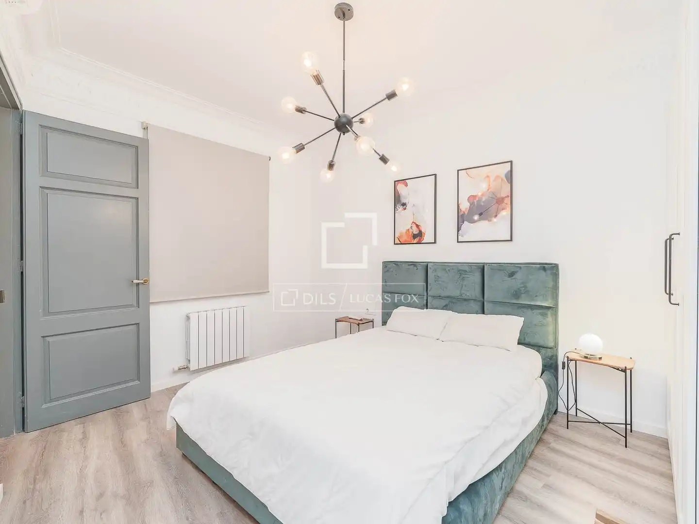 Schlafzimmer von Wohnung zur Miete in Barcelona mit Klimaanlage, Terrasse und Möbliert