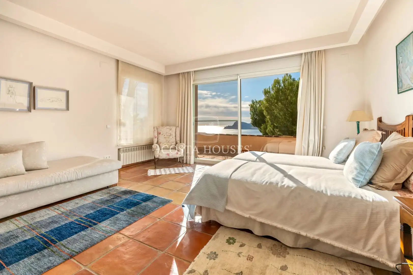 Habitación de Casa o chalet en venta en Altea con Aire acondicionado, Jardín privado y Terraza