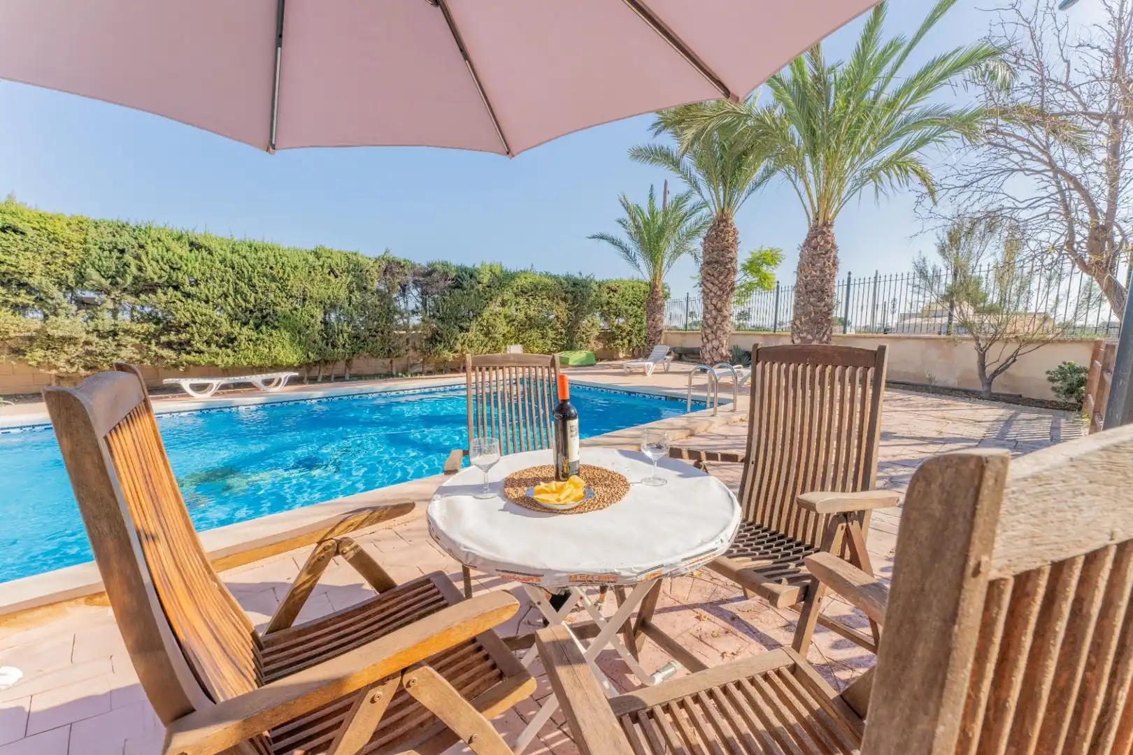 Jardín de Casa o chalet en venta en Elche / Elx con Trastero, Piscina y Balcón