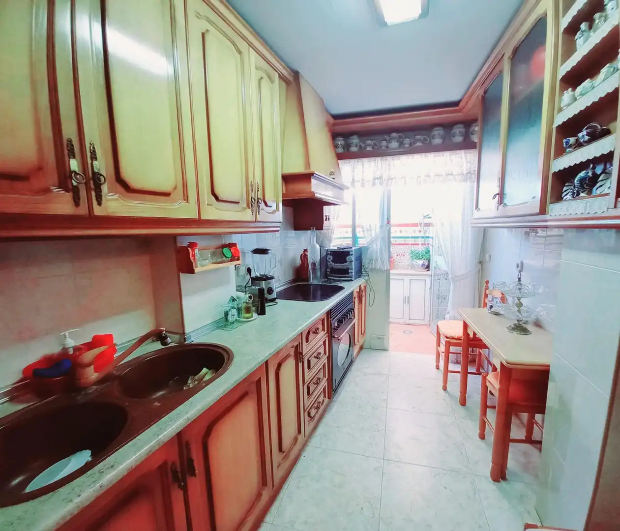 Cocina de Piso en venta en Canillas de Aceituno con Aire acondicionado, Jardín privado y Terraza