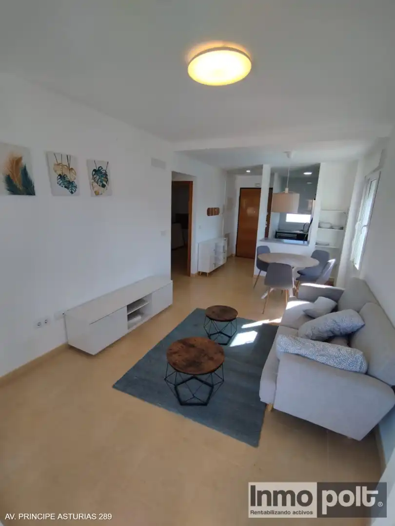 Sala de estar de Apartamento de alquiler en Torre-Pacheco con Jardín privado, Terraza y Amueblado
