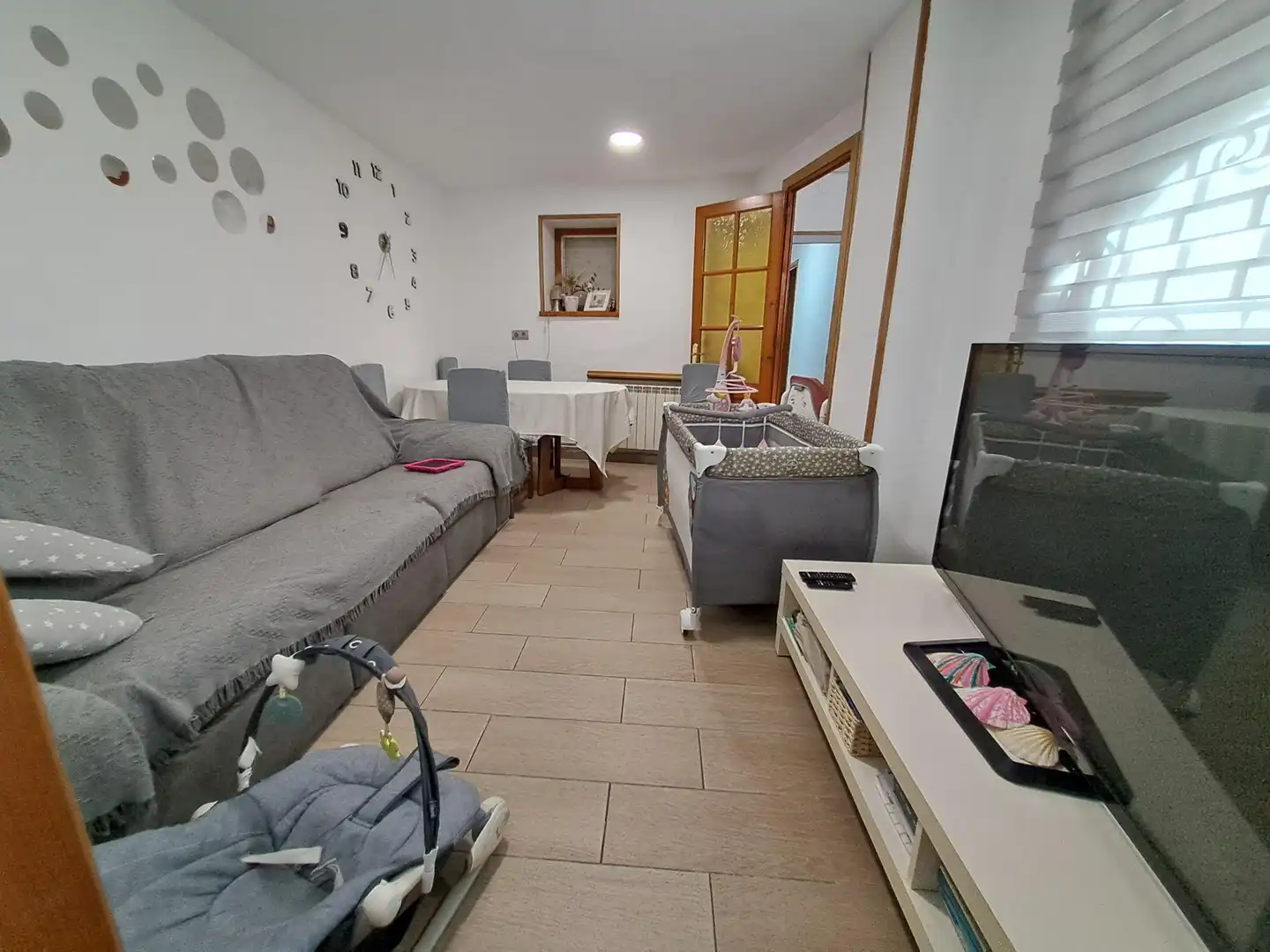 Sala d'estar de Planta baixa en venda en Móra la Nova amb Aire condicionat, Calefacció i Terrassa