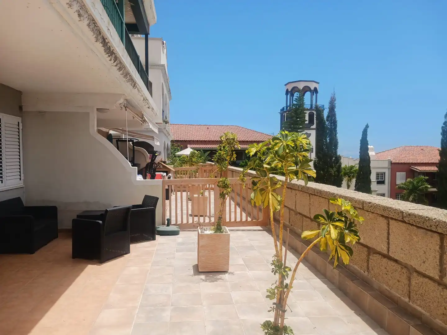 Terraza de Apartamento en venta en San Miguel de Abona con Terraza, Piscina y Amueblado