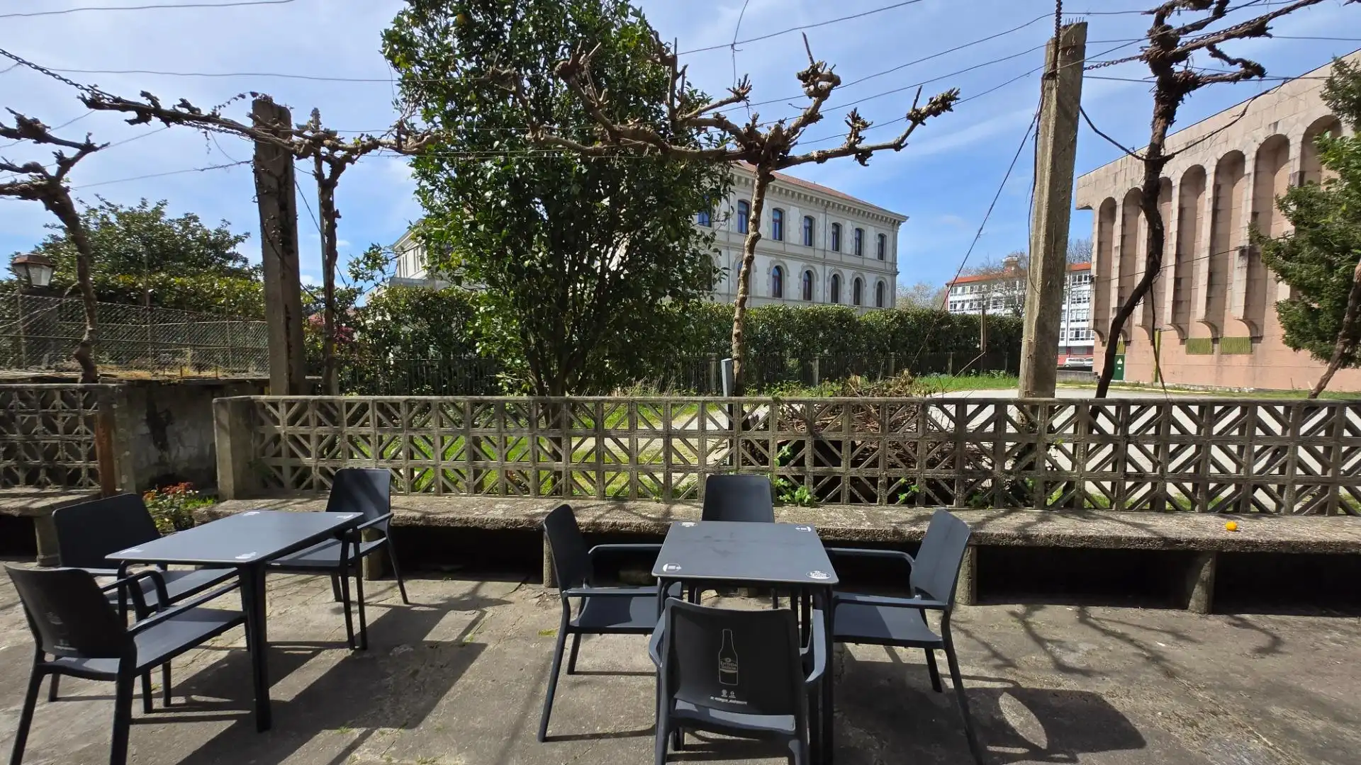 Terrasse von Geschaftsraum zur Miete in Santiago de Compostela  mit Möbliert