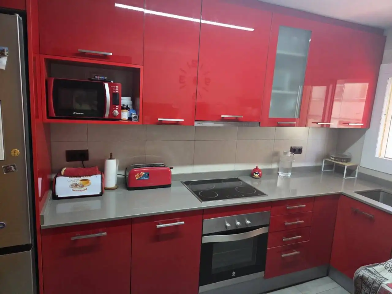 Küche von Wohnung zum Verkauf in Cubelles mit Heizung, Parkett und Abstellraum
