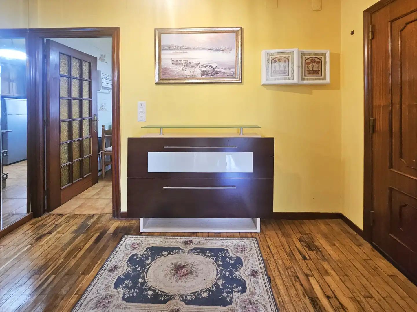 Living room of Flat for rent in A Coruña Capital   with Heating, Furnished and Oven