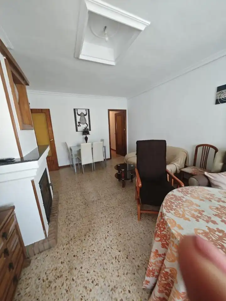 Living room of Flat for sale in Plasencia  with Furnished