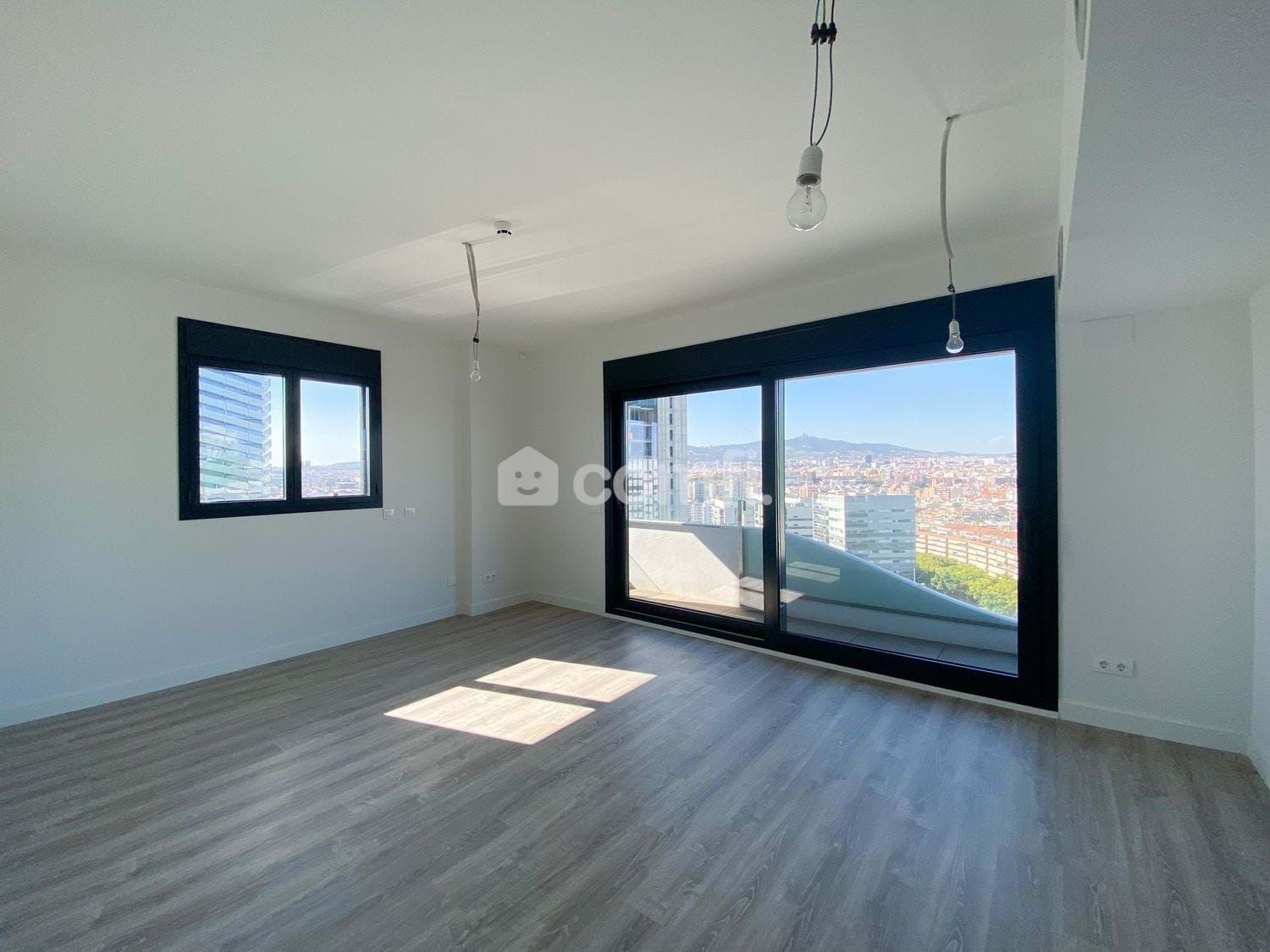 Bedroom of Flat to rent in L'Hospitalet de Llobregat  with Air Conditioner, Terrace and Swimming Pool