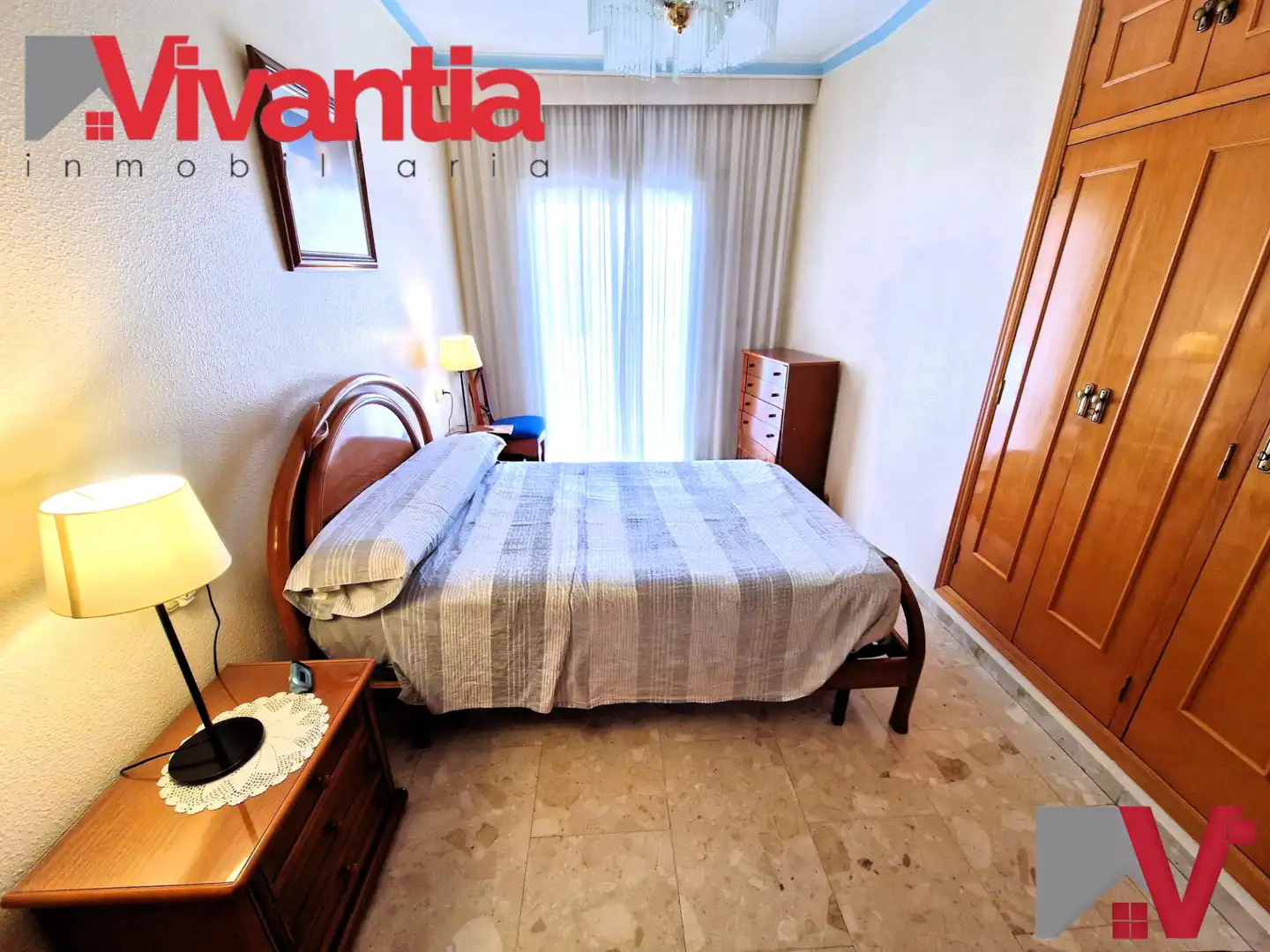 Bedroom of Flat for sale in Lorca  with Air Conditioner, Heating and Terrace