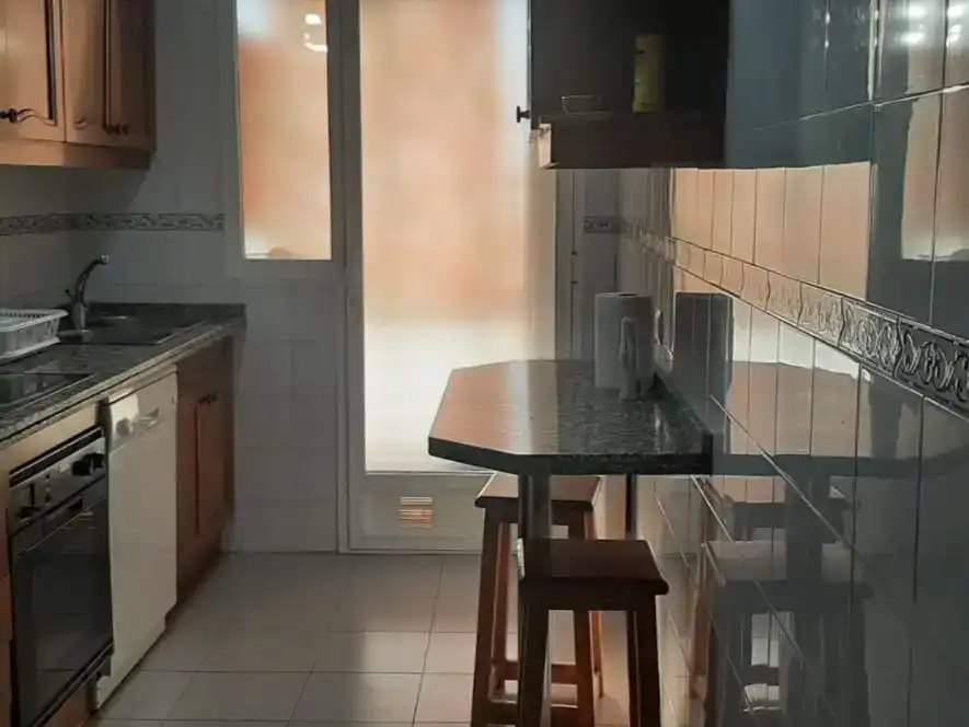 Kitchen of Flat for sale in Badajoz Capital  with Air Conditioner and Balcony