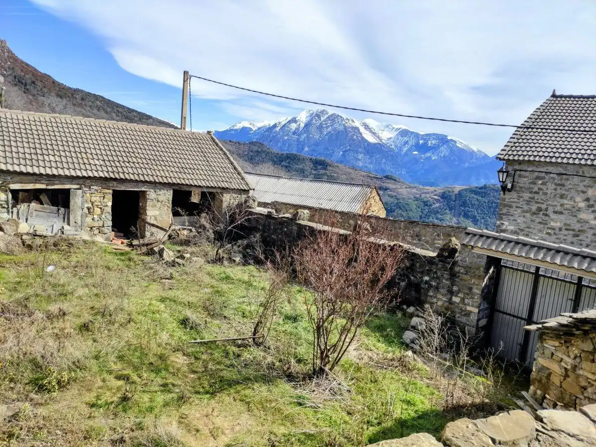 Exterior view of Houses for sale in Puértolas  with Private garden and Terrace