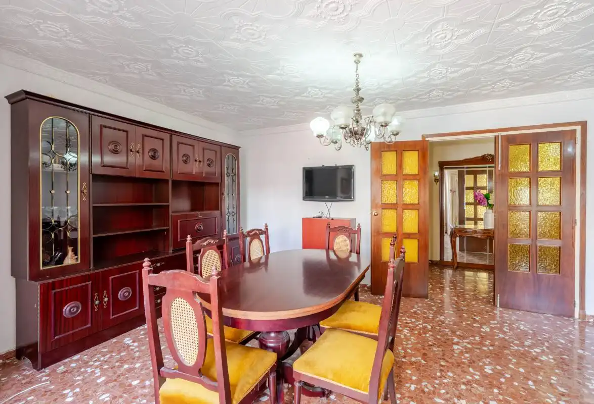 Dining room of Houses for sale in Mutxamel  with Heating, Terrace and Furnished