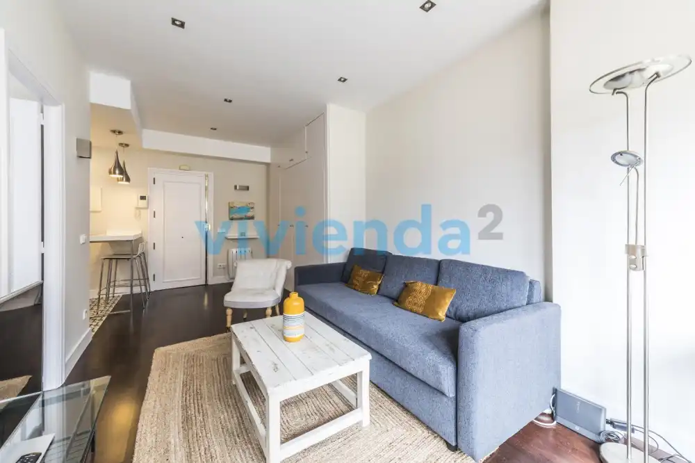 Wohnzimmer von Wohnung zur Miete in Madrid mit Klimaanlage und Heizung