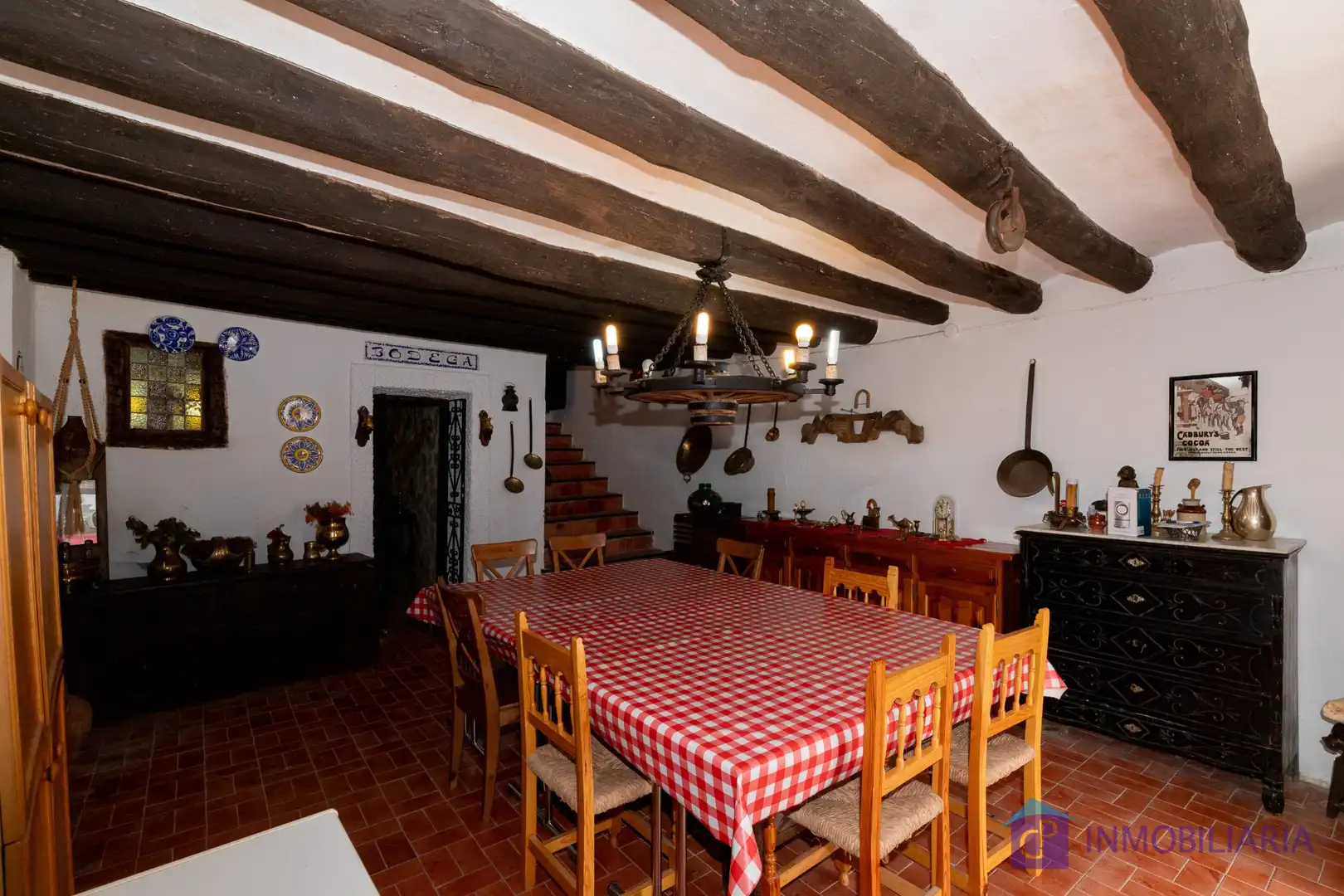 Dining room of Flat for sale in Ateca  with Private garden, Parquet flooring and Terrace