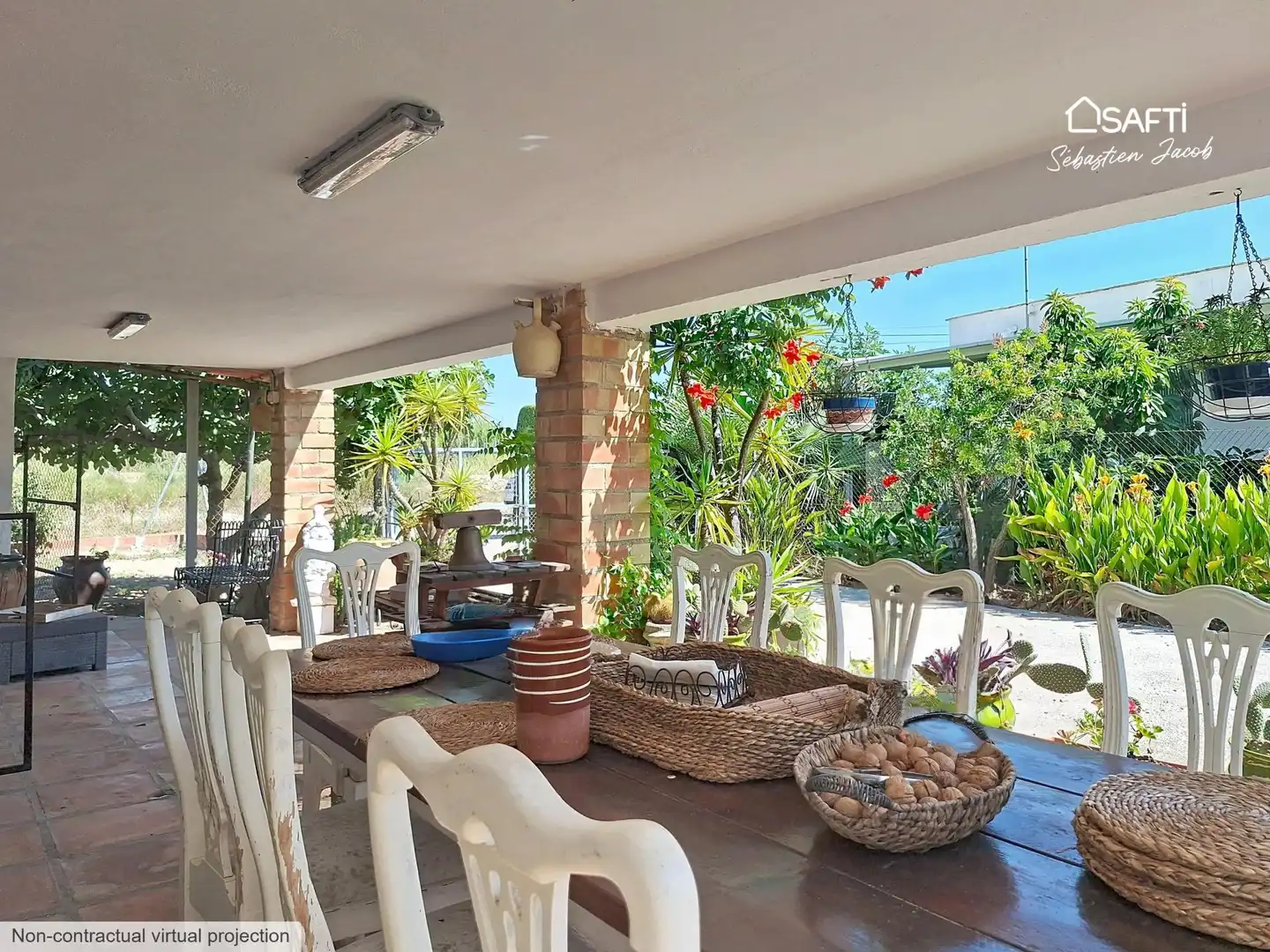Terraza de Finca rústica en venta en Oliva con Calefacción, Terraza y Piscina