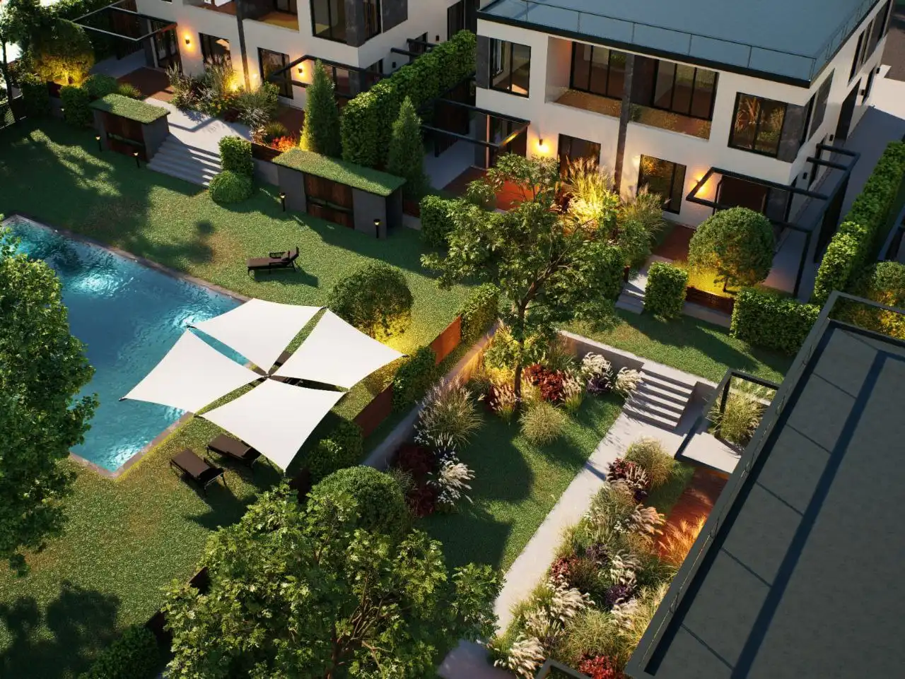 Terrace of Detached homes for sale in Lloret de Mar  with Air Conditioner, Private garden and Parquet flooring