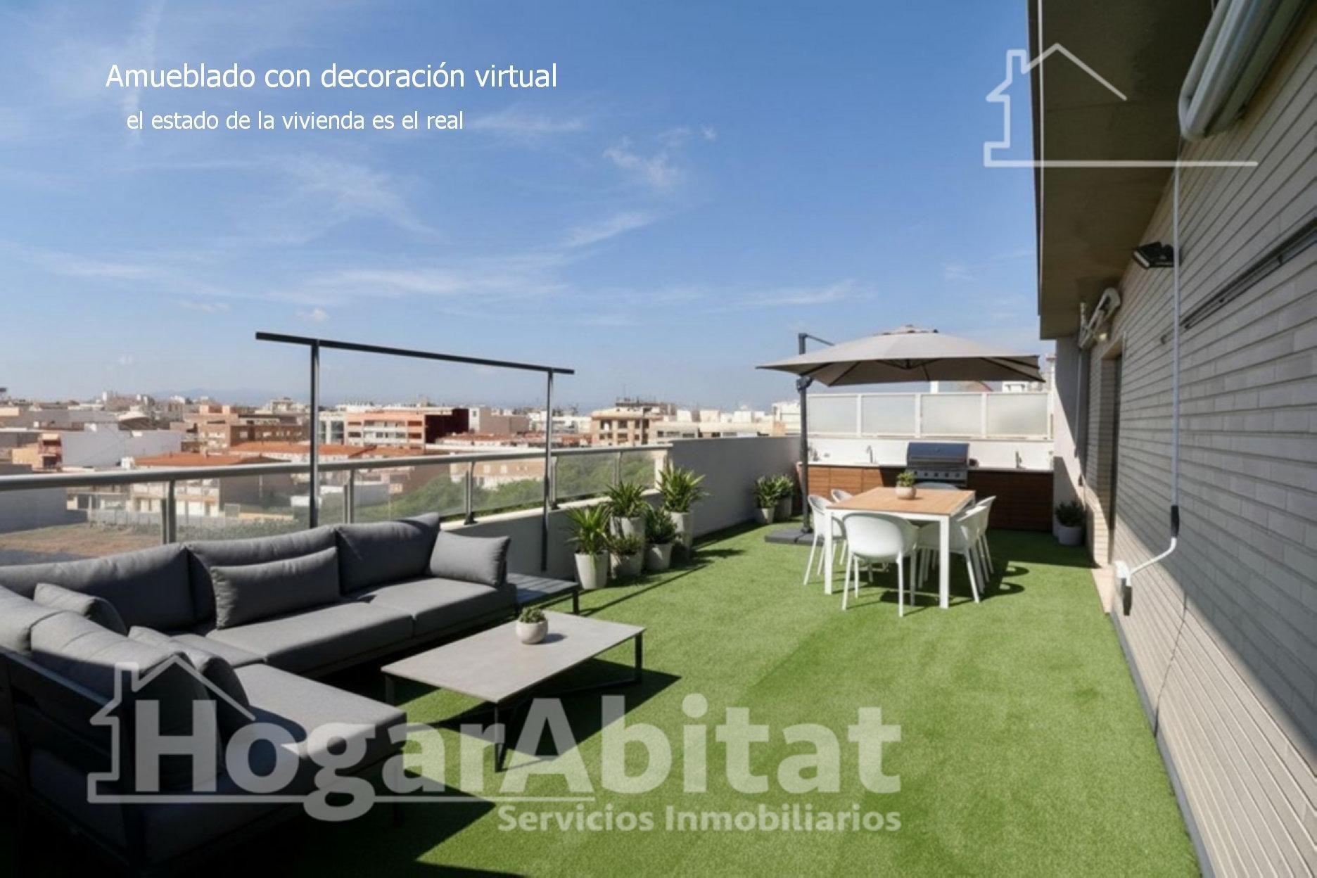 Terrassa de Àtic en venda en Almazora / Almassora amb Aire condicionat, Terrassa i Traster