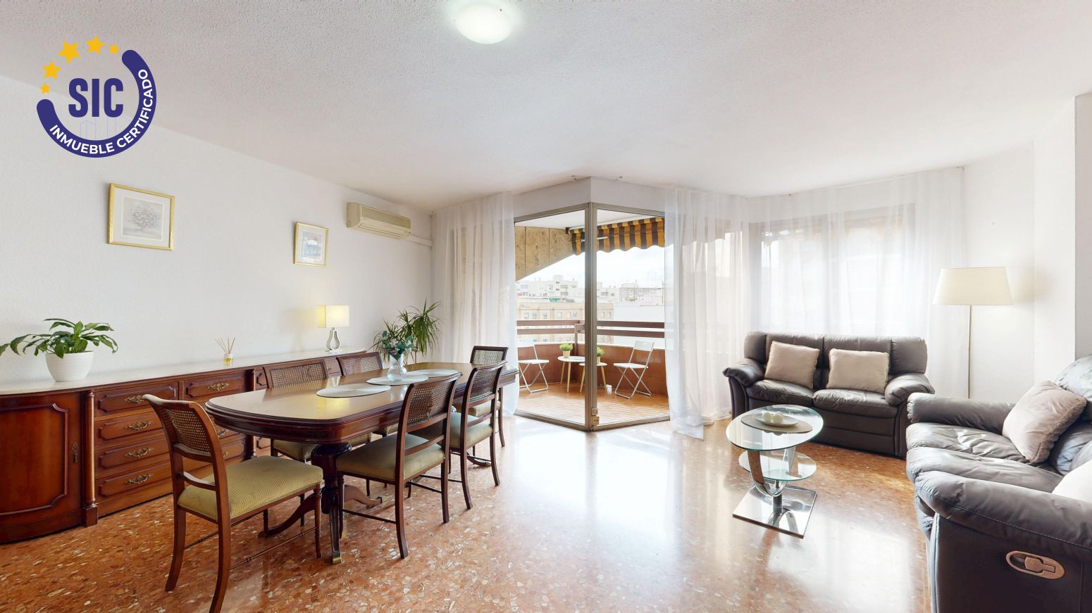 Living room of Flat for sale in  Valencia Capital  with Balcony
