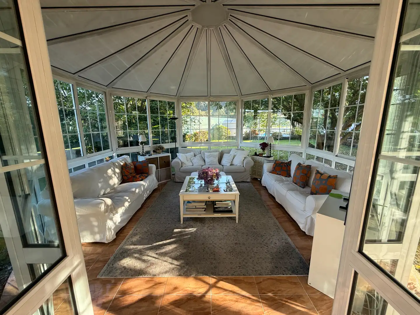 Sala de estar de Casa o chalet en venta en Castrillón con Calefacción, Jardín privado y Piscina