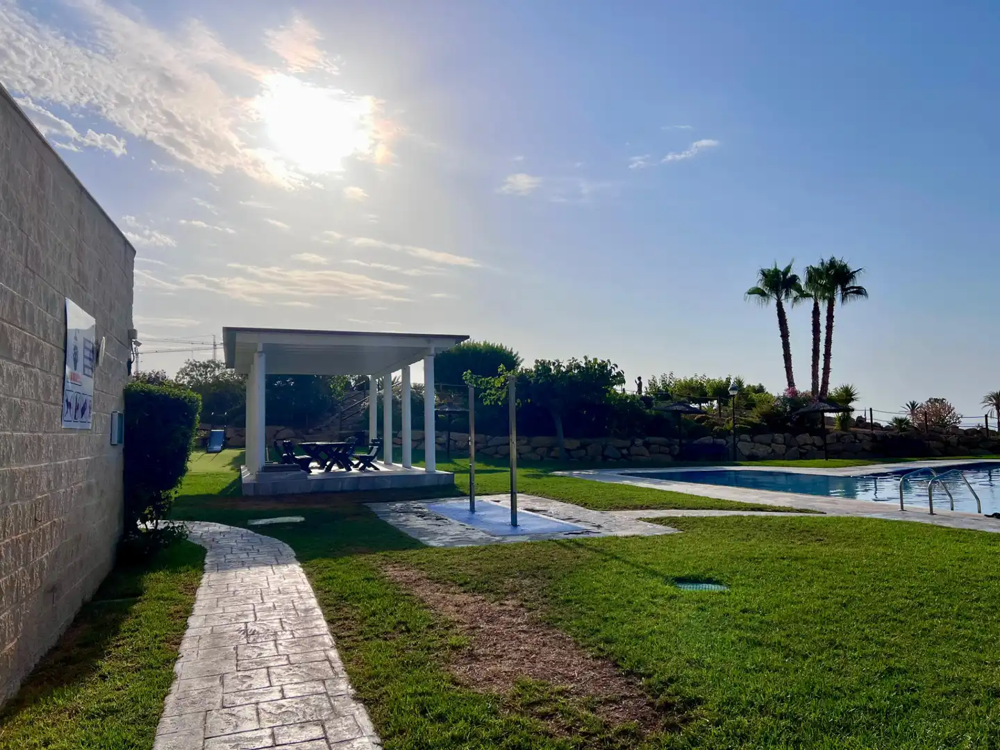 Swimming pool of Flat for rent in Villajoyosa / La Vila Joiosa  with Air Conditioner, Private garden and Terrace