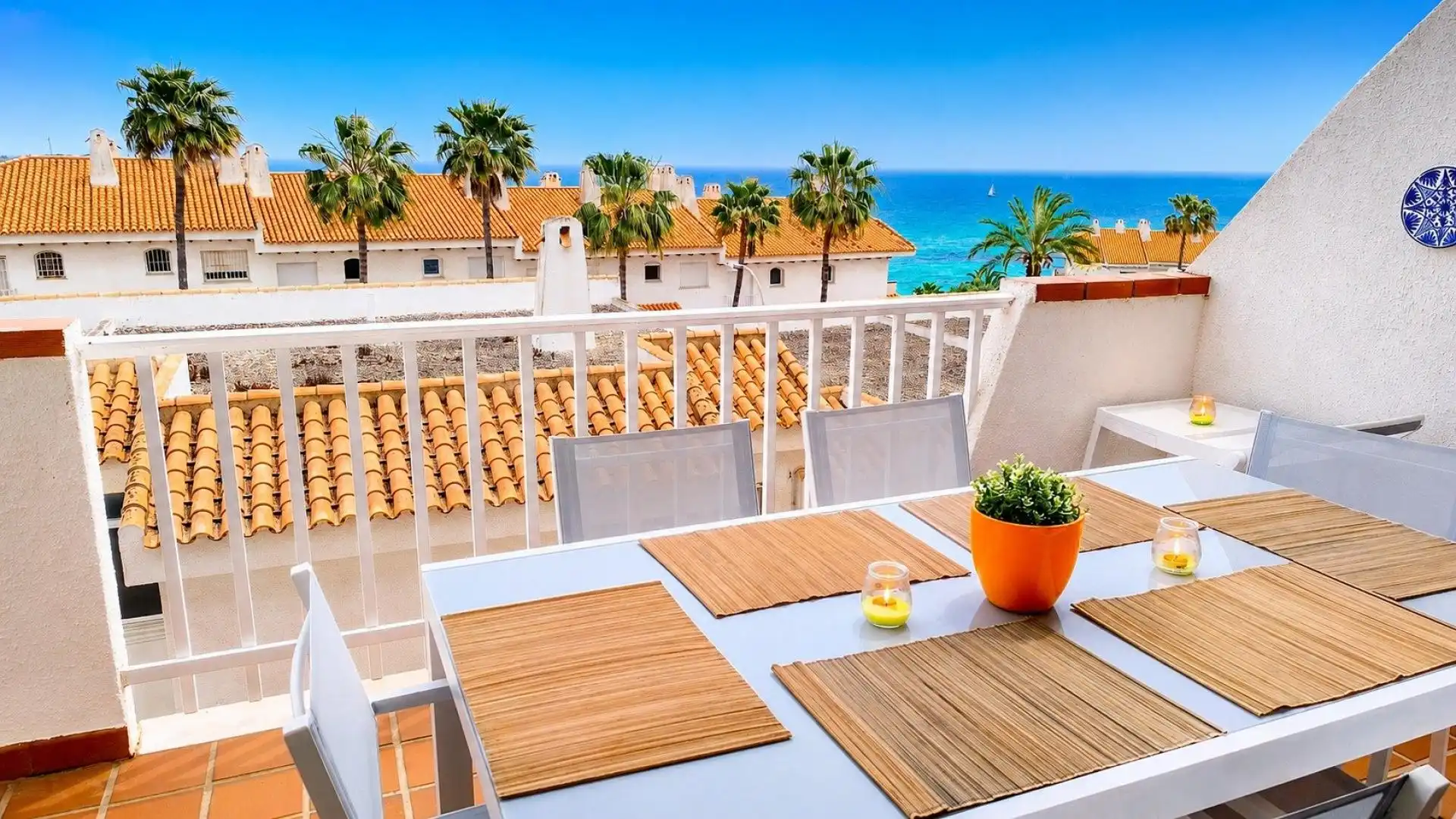 Terrasse von Maisonette zum Verkauf in Bigastro mit Klimaanlage, Terrasse und Gemeinschaftspool
