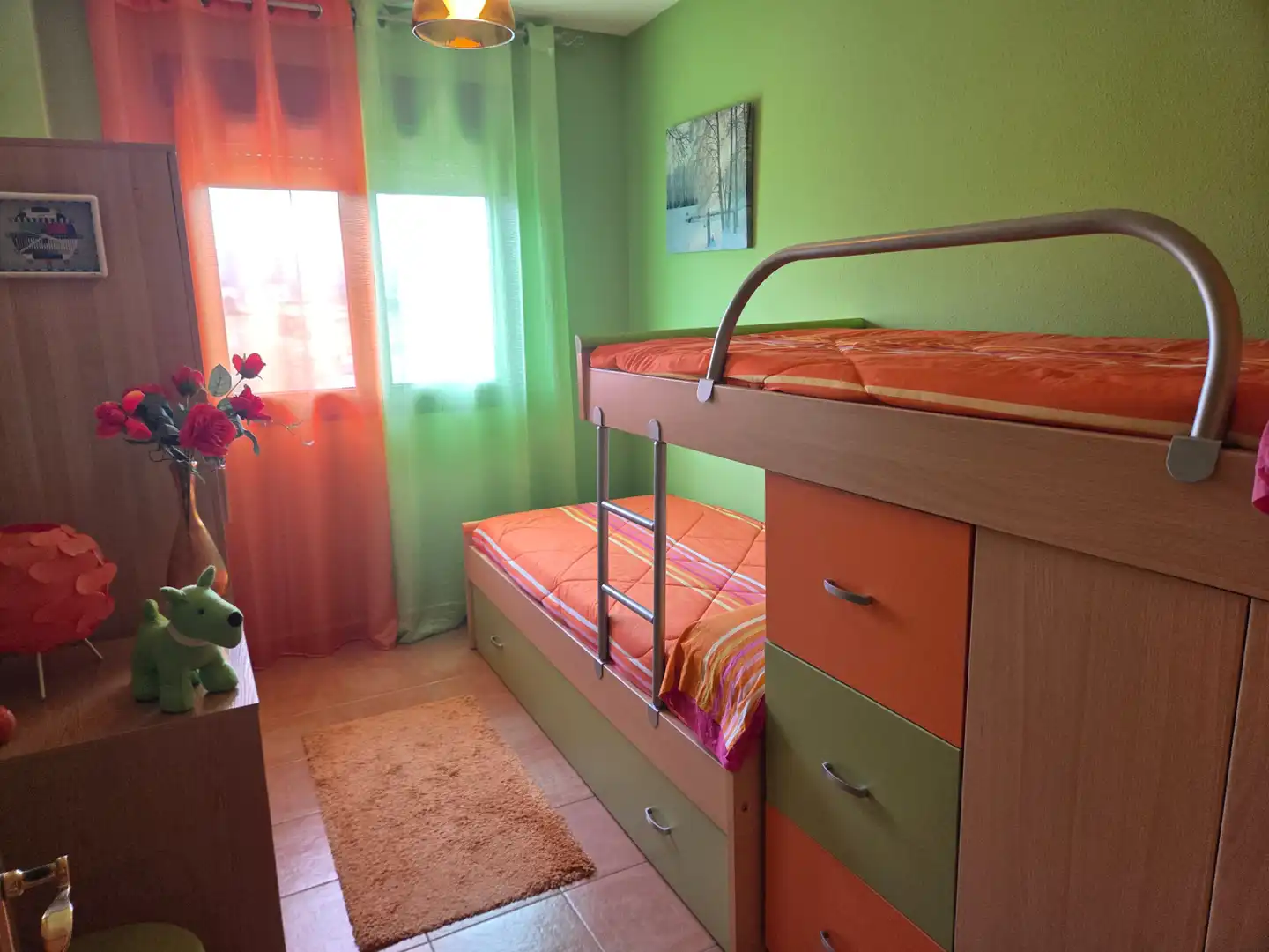 Bedroom of Flat for sale in Barreiros  with Terrace, Storage room and Furnished