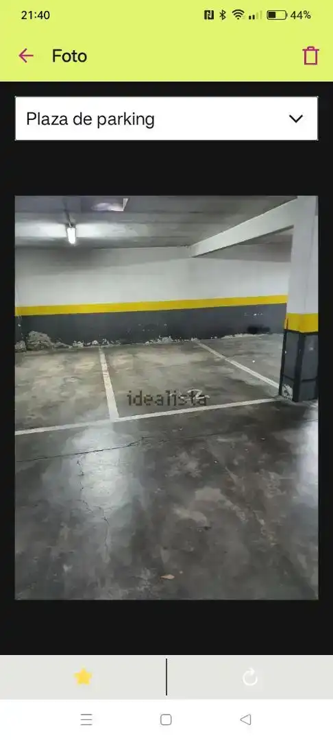 Aparcament de Garatge en venda en Centro