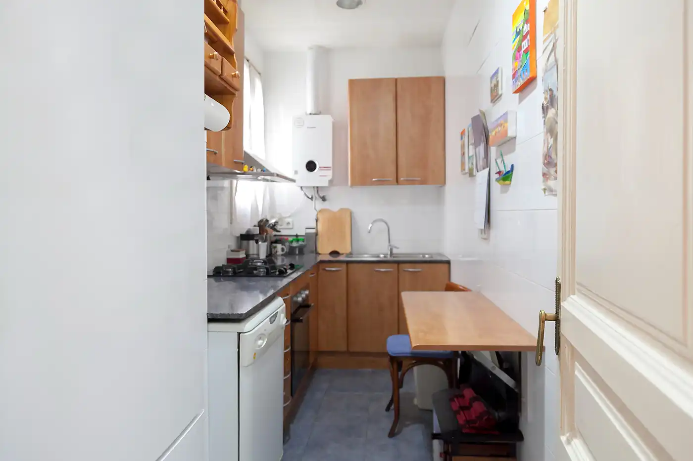 Cocina de Piso en venta en Barcelona con Balcón