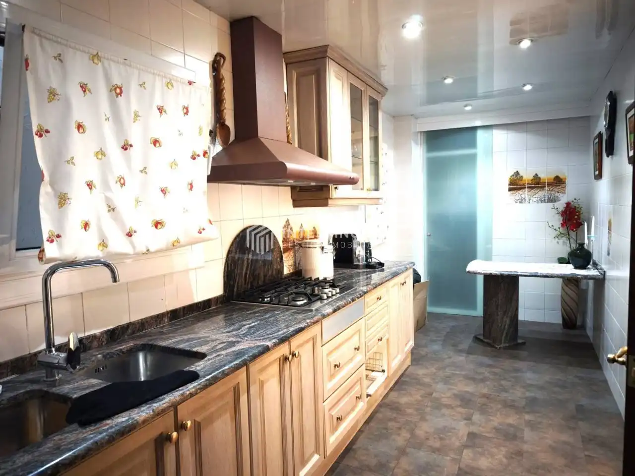 Kitchen of Apartments for sale in Badalona  with Air Conditioner