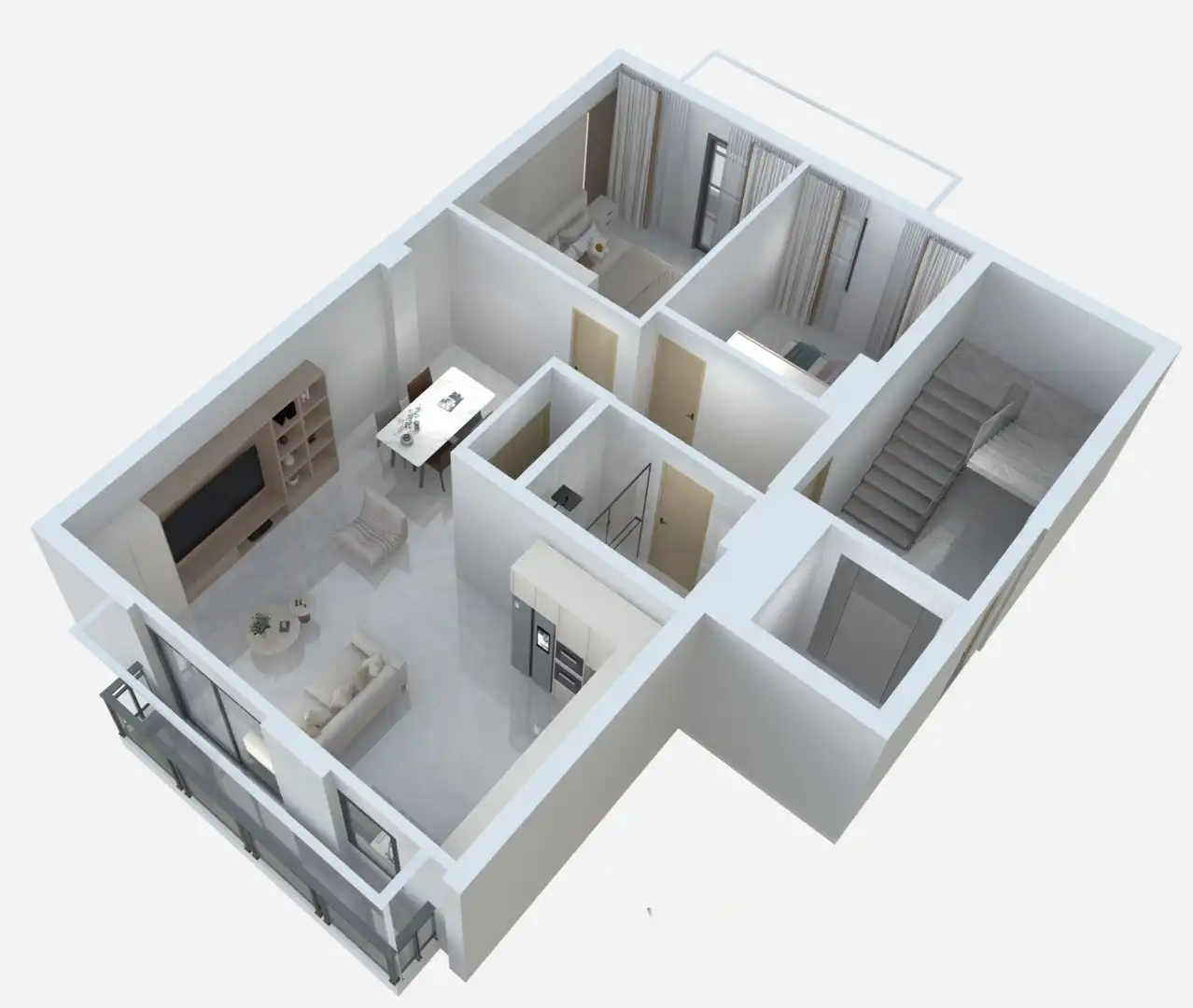 Neubau-Wohnung mit Terrasse zum Verkauf in Can Sant Joan, imagen 3