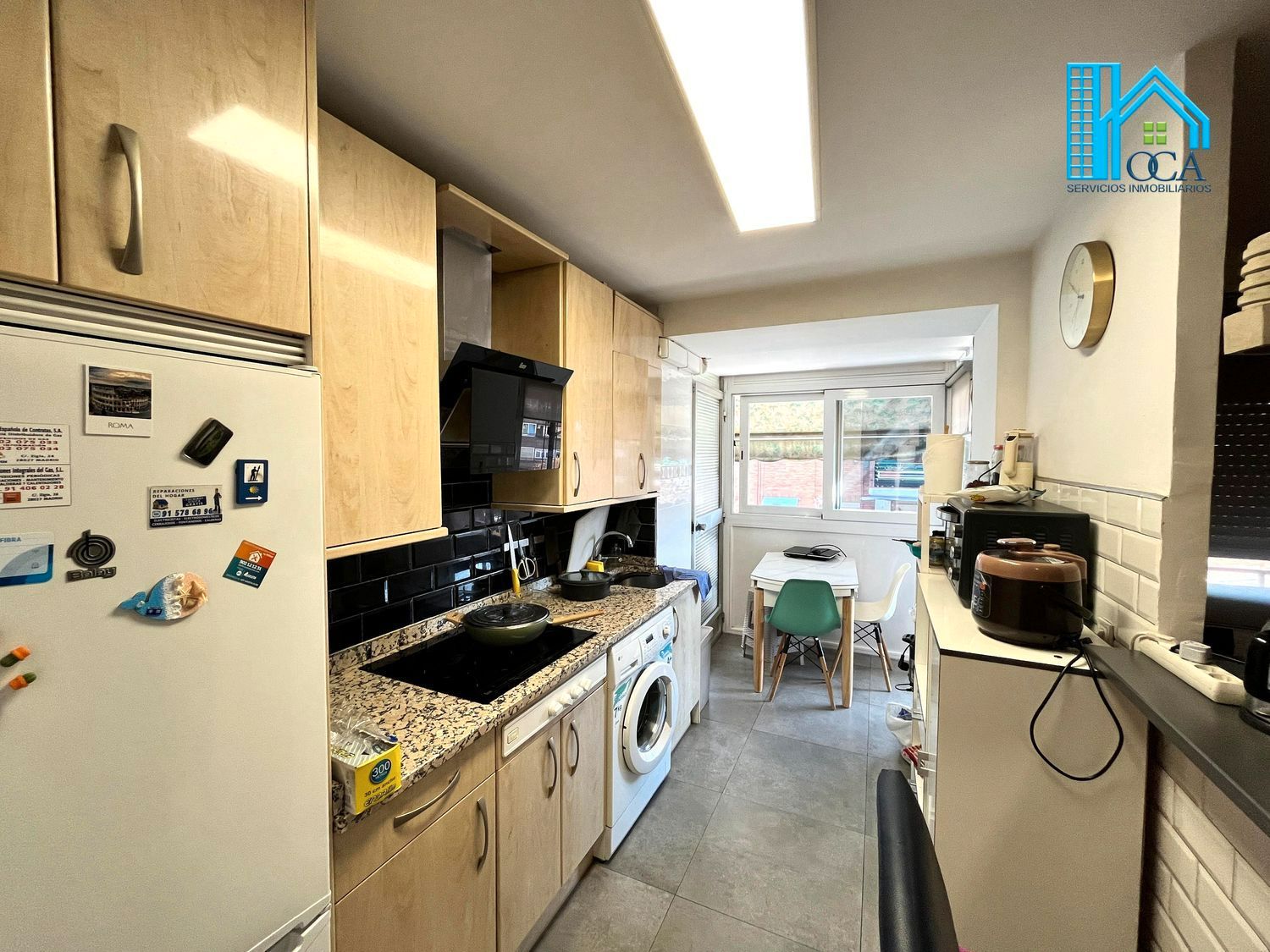 Cocina de Piso en venta en  Madrid Capital con Aire acondicionado, Terraza y Balcón